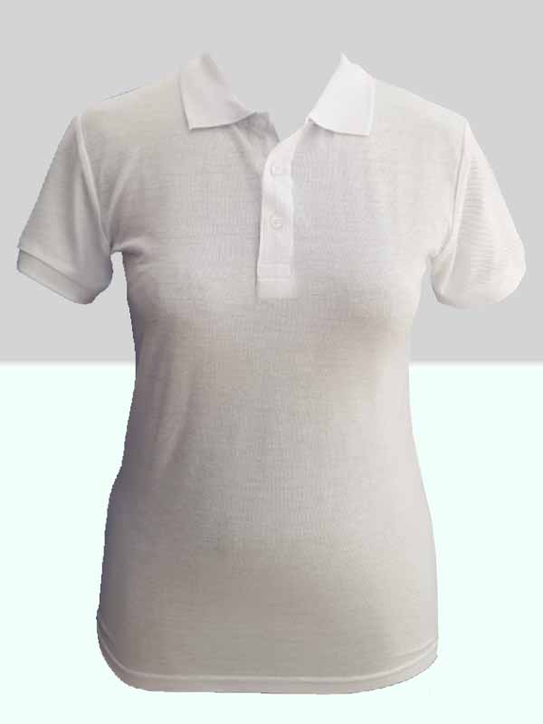 поло женское белое