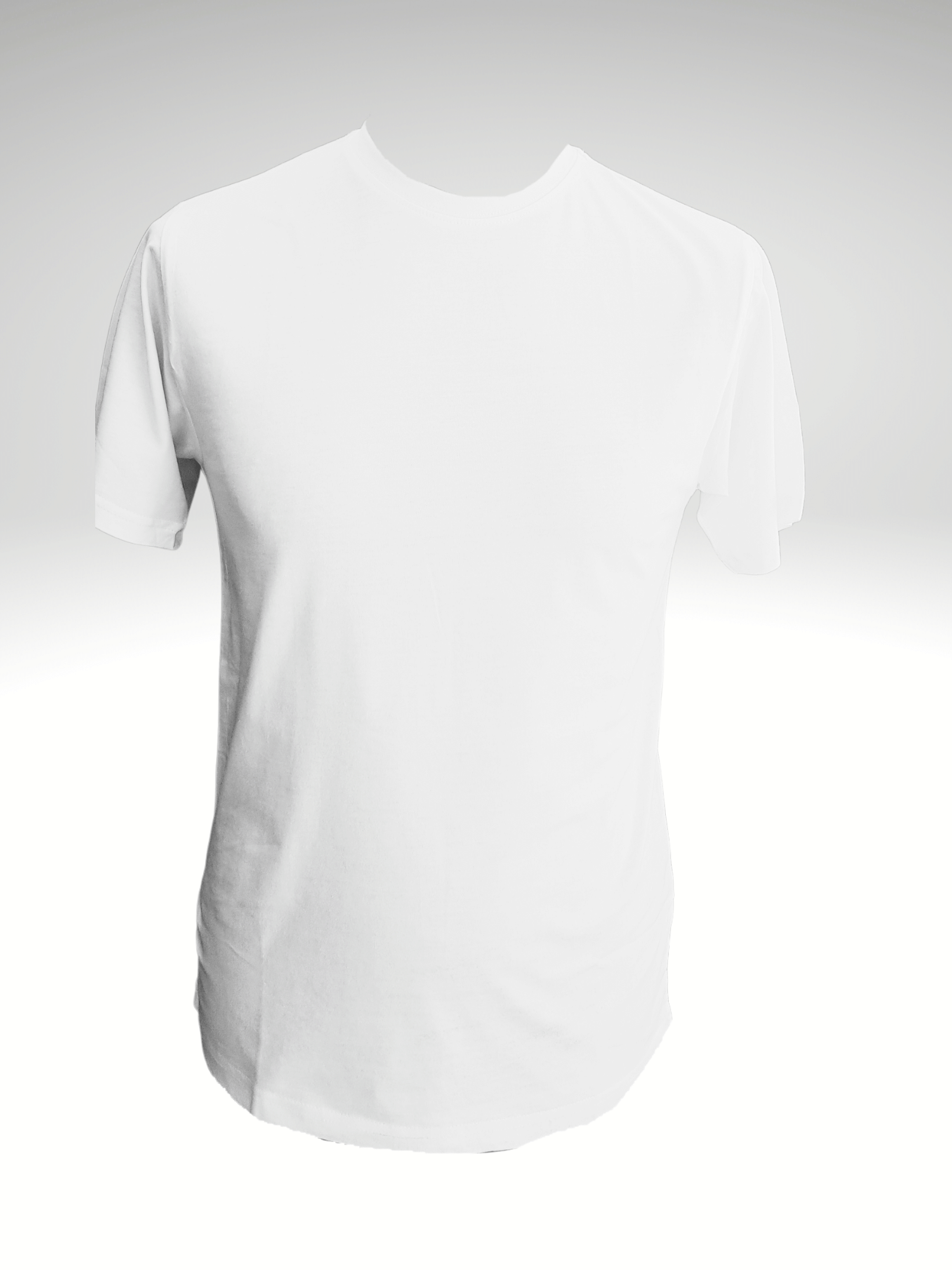 футболка с эластаном белая